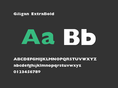 Giligan ExtraBold