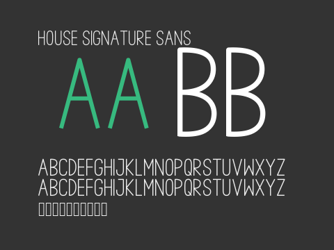 House Signature Sans