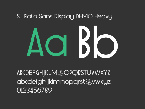 ST Plato Sans Display DEMO Heavy