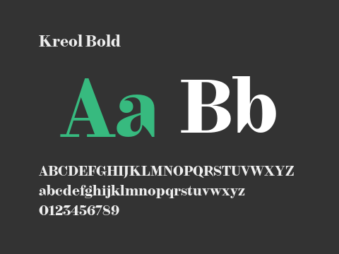 Kreol Bold