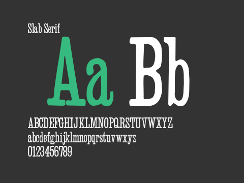 Slab Serif