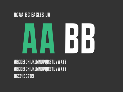 NCAA BC Eagles UA