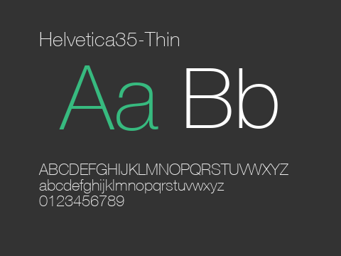 Helvetica35-Thin