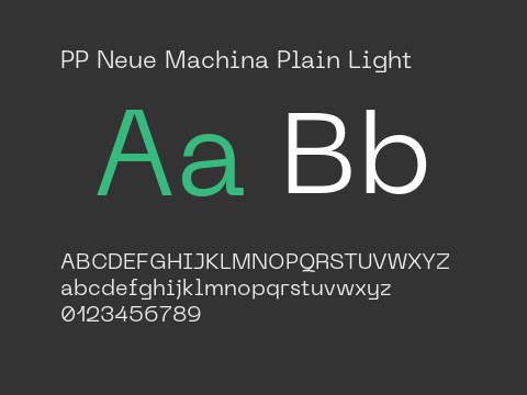 PP Neue Machina Plain Light