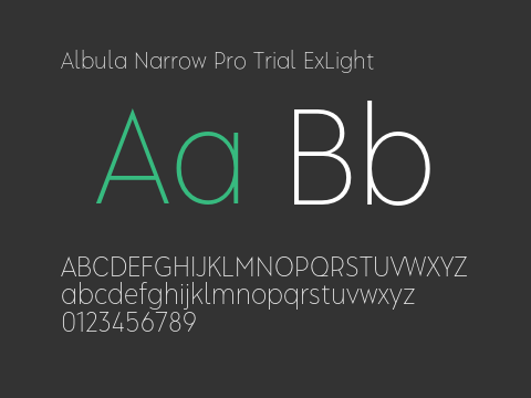 Albula Narrow Pro Trial ExLight