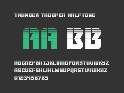 Thunder Trooper Halftone