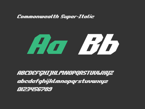 Commonwealth Super-Italic