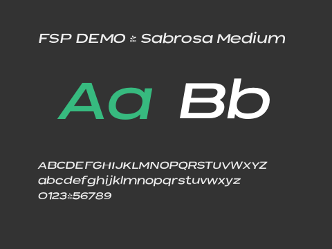 FSP DEMO - Sabrosa Medium