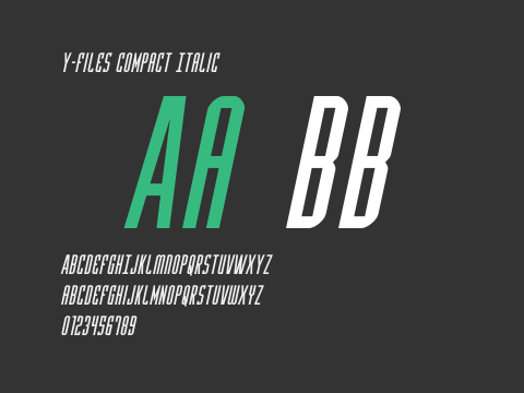 Y-Files Compact Italic