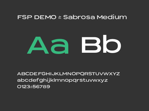 FSP DEMO - Sabrosa Medium