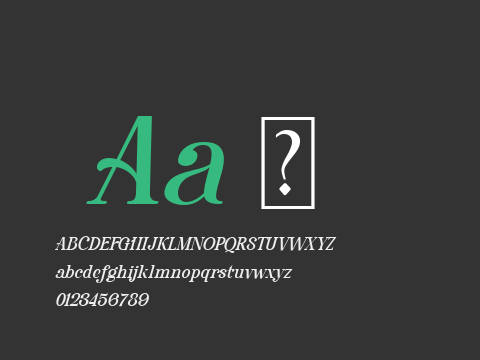 Ronald Tumb Italic