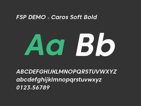 FSP DEMO - Caros Soft Bold