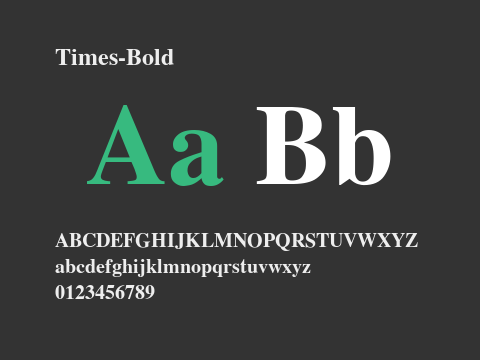 Times-Bold