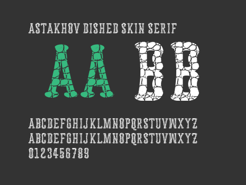 Astakhov Dished Skin Serif