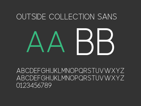 Outside Collection Sans
