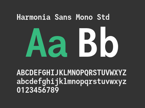 Harmonia Sans Mono Std