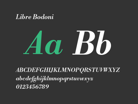 Libre Bodoni