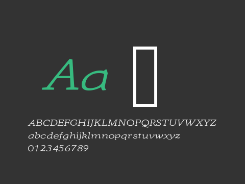 Amstelvar Italic wdthmax