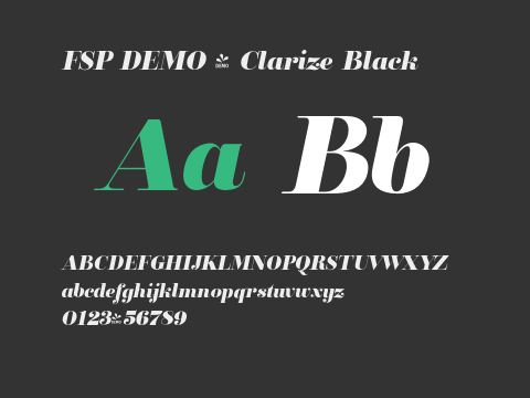 FSP DEMO - Clarize Black