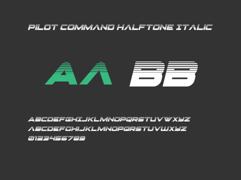 Pilot Command Halftone Italic