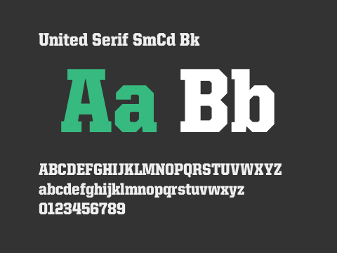 United Serif SmCd Bk