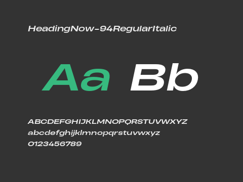 HeadingNow-94RegularItalic