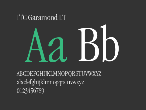 ITC Garamond LT