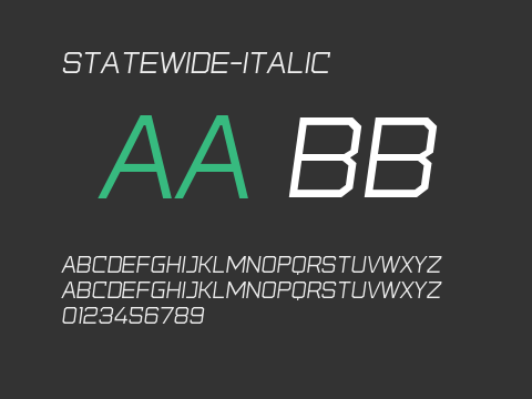 StateWide-Italic