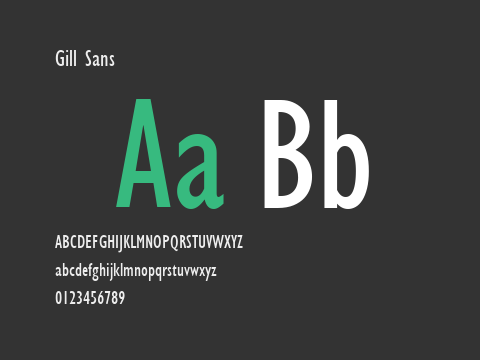 Gill Sans