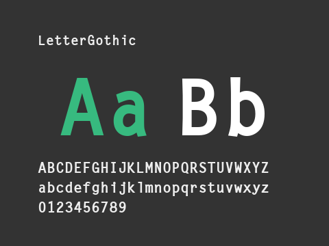 LetterGothic