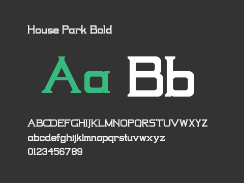 House Park Bold