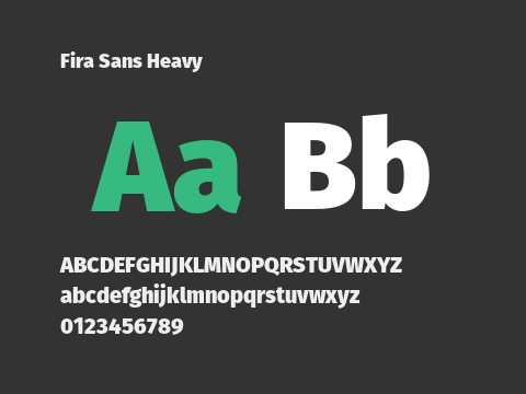 Fira Sans Heavy