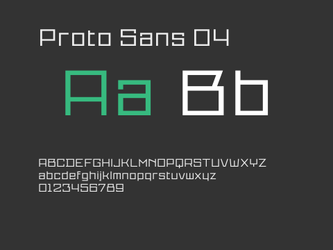 Proto Sans 04