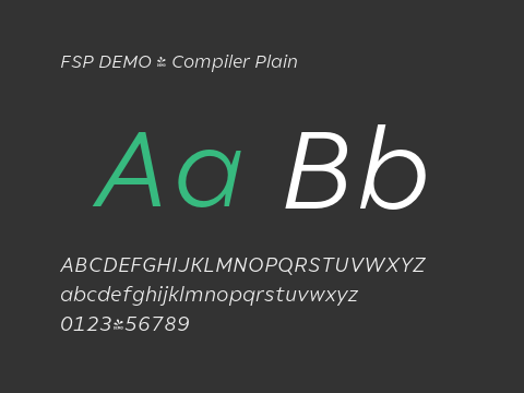 FSP DEMO - Compiler Plain