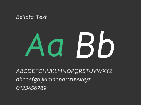 Bellota Text