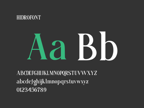 HIDROFONT