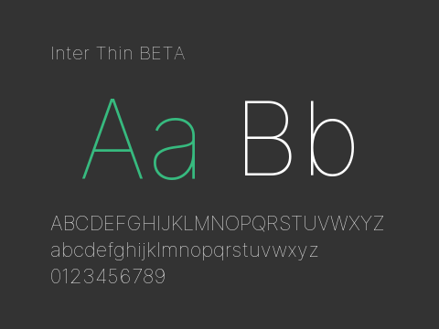 Inter Thin BETA