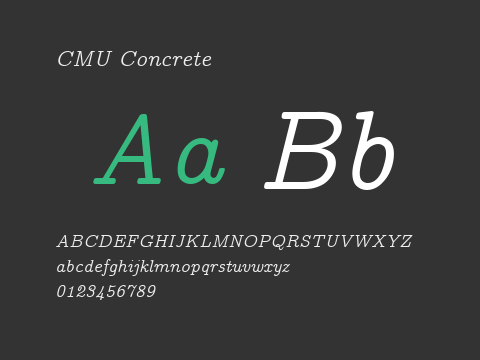 CMU Concrete