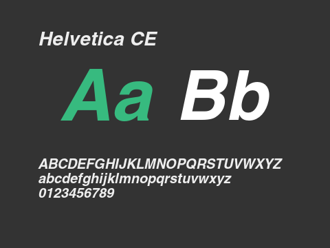 Helvetica CE