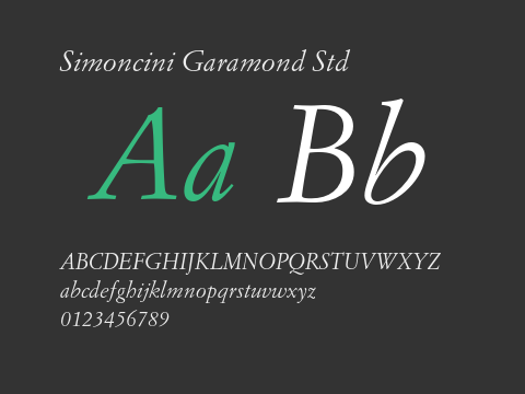 Simoncini Garamond Std