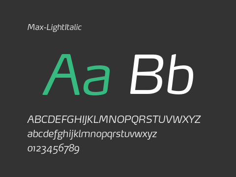 Max-LightItalic