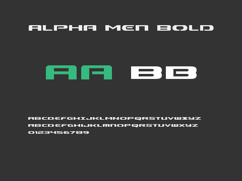 Alpha Men Bold