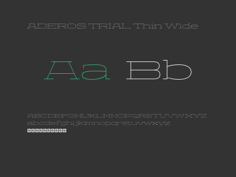 ADEROS TRIAL Thin Wide