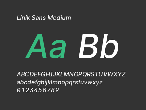 Linik Sans Medium