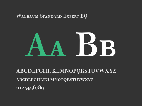 Walbaum Standard Expert BQ