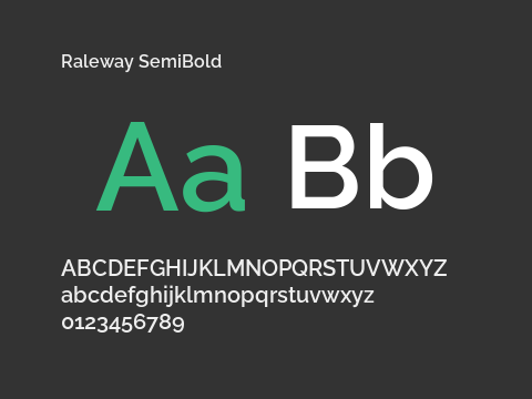 Raleway SemiBold