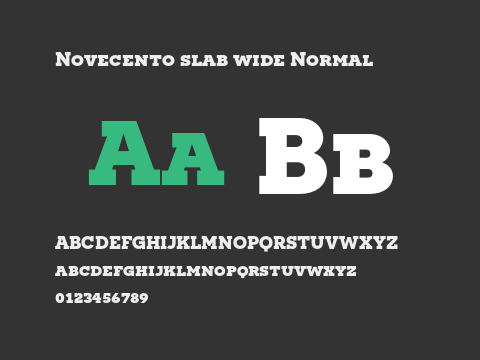 Novecento slab wide Normal