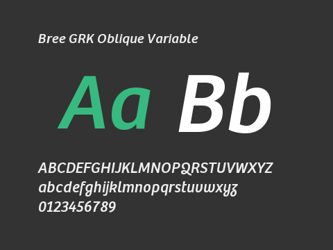 Bree GRK Oblique Variable