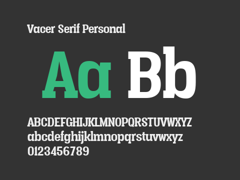 Vacer Serif Personal