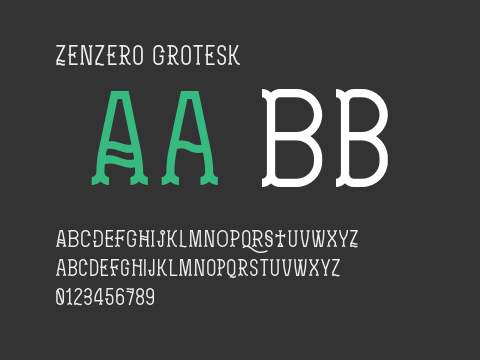 Zenzero Grotesk